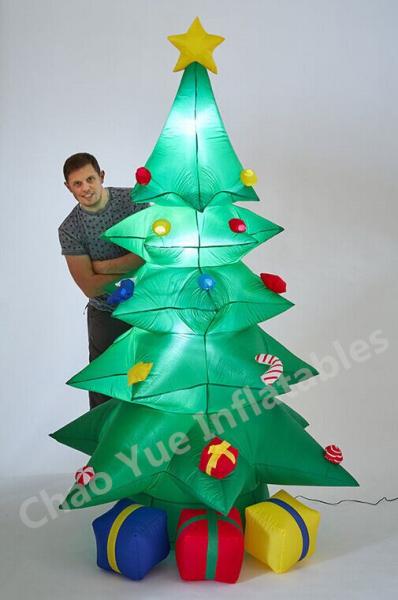 Buy cheap 2015 Hot LED Inflatable Christmas Tree Decorations for Christmas Holiday from wholesalers