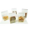 Buy cheap 285*145*100mm Paper Bread Packaging Bags With Window Strong Air Barrier from wholesalers
