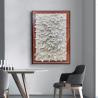 Buy cheap Top Artist Team Design Mixed Media Painting Handmade Framed Wall Art Decoration 80x120cm from wholesalers