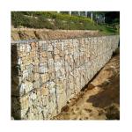 100*50*30 Aperture PVC Coated Gabion Baskets for Stones Silver Green Gray Blue