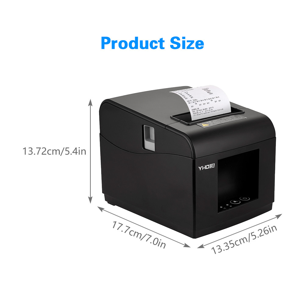 203dip Printing Resolution 80mm Thermal Receipt Printer Bluetooth For Pos
