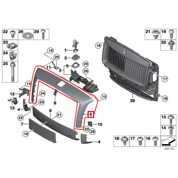 Buy cheap For Rolls Royce 2014-2017 Wraith Dawn Ghost 2st Generation Car Front Radiator Bumper Grille Frame OEM 51117375259 51117238234 from wholesalers