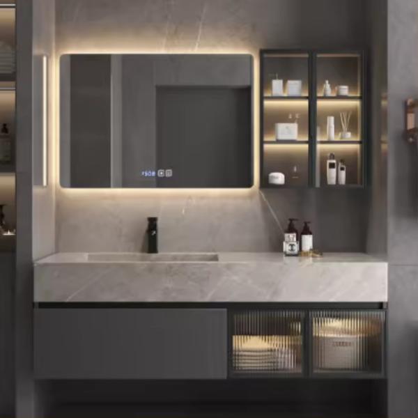 Buy cheap Customized DTC Wall Mounted Bathroom Vanity Units sink Cabinets from wholesalers