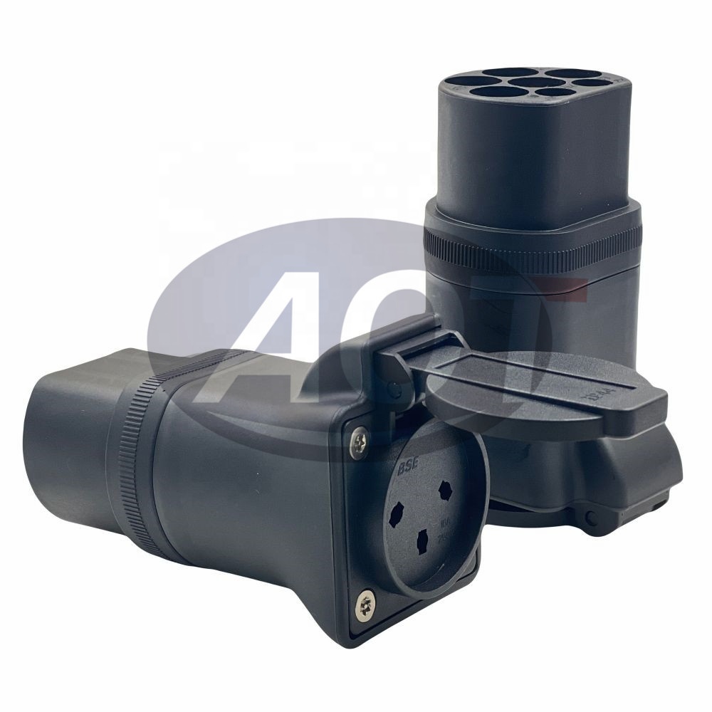 User-Friendly AOTAI EV Charger Type 2 to Israel Type H Socket EV Plug Convertor Connector adapter Meets AS/NZS 33112