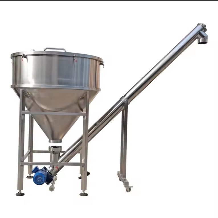 Food Grade Stainless Steel Maize Corn Grain Coffee Wheat Powder Tank Silo