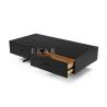 Buy cheap Living Room Metal Legs Ash Wood Modern Coffee Table With Drawers from wholesalers