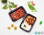 32oz Square Bio Disposable Paper Fruit Salad Lunch Packaging Box/Bowl,Lunch Box
