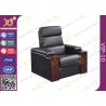 Buy cheap Shop Black Leather VIP Cinema Seats With Power Recline Optional Home Theater Sofa from wholesalers