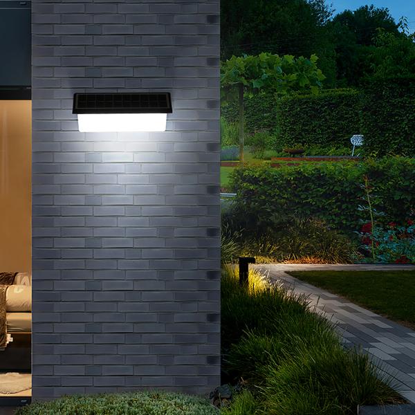 Buy cheap Solar Powered 8-10 Hours Working Time Outdoor Garden Wall Fence Lamp Light with White/Warm White/RGB Color from wholesalers