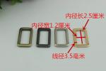 Wholesale Factory Made Thickness 3.5 MM Zinc Alloy Metal Square Buckle For