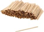 Natural 3.5 Inch Disposable Royal Wooden Sandwich Pick Burger Sticker For Food