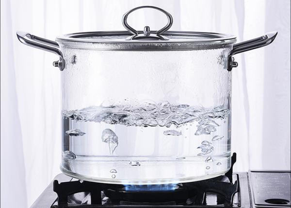 Buy cheap Clear Double Ear Borosilicate Pyrex Glass Cooking Pots from wholesalers