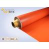 Buy cheap Red Fire Resistant Silicone Coated glass cloth fabric For Expansion Joint High Strength from wholesalers