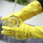 S Latex Reusable 30g 300mm Kitchen Dishwashing Gloves