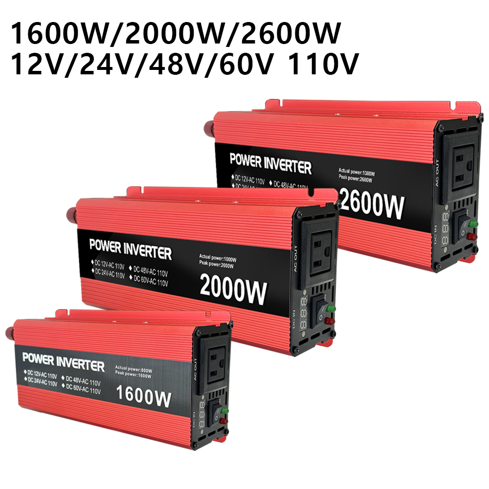 Low Frequency 12V 24V 48V 60V to 110V 220V 230V Power Inverter