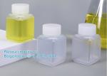 Wide-Mouth Chemical Dry Powder Bottle Reagent Bottle Square Chemical Plastic