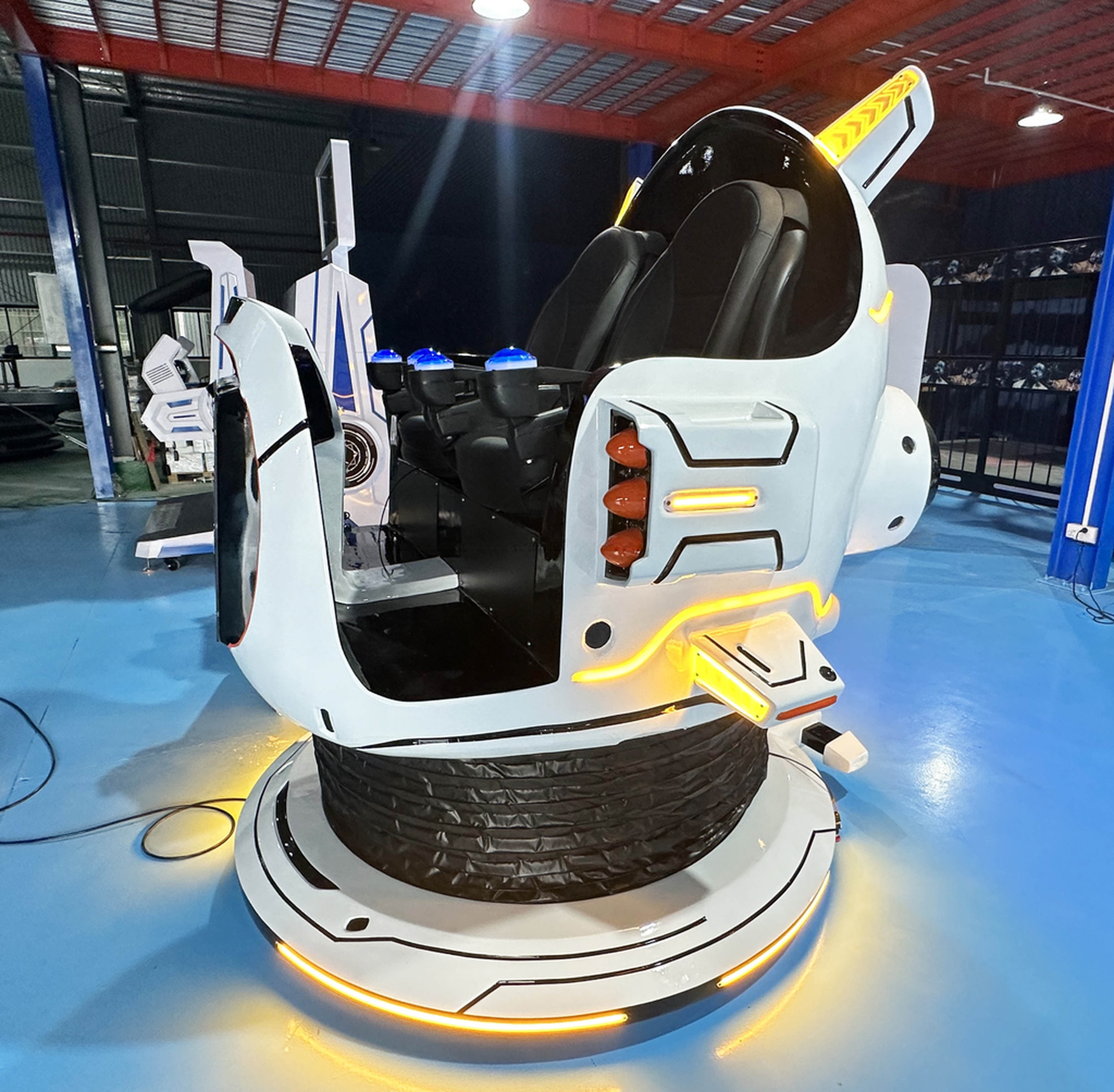 Dreamland Coin Operated VR Panda Adventure VR Roller Coaster Games 9D UFO Cinema 360 VR Flight Simulator Chair