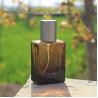 Buy cheap Square Amber Glass Perfume Bottle 30ml With Spray 500 Pcs from wholesalers