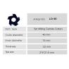Buy cheap Scarifier Parts & Accessories 5 Pt Tungsten Carbide Cutters For Milling from wholesalers
