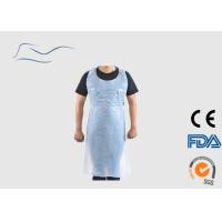 Buy cheap HDPE Oil Protective Disposable Plastic Aprons White Color For Cooking Services product