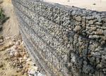 Hexagonal Rock Basket Retaining Wall , Hot Dipped Galvanized Gabion Wall