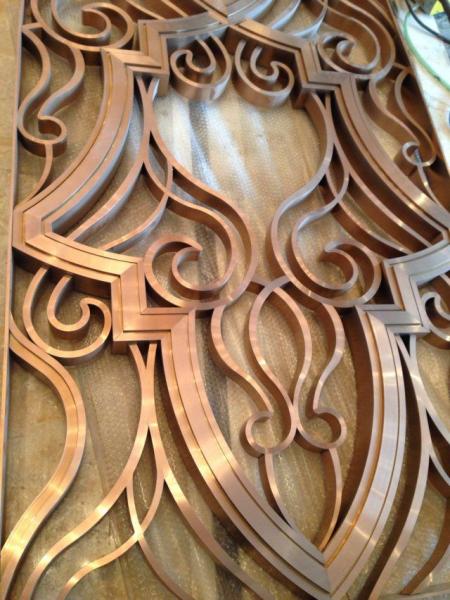 Buy cheap Gold Stainless Steel Screen Panels For Hotels/Villa/Lobby Interior Decoration from wholesalers