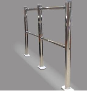 Wholesale Manual Supermarket  Stainless Steel Accessories Pedestrian Barrier Rail from china suppliers
