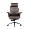 Buy cheap High Back Leather Ergonomic Office Chair , 1220mm TUV PU Leather Swivel Chair from wholesalers