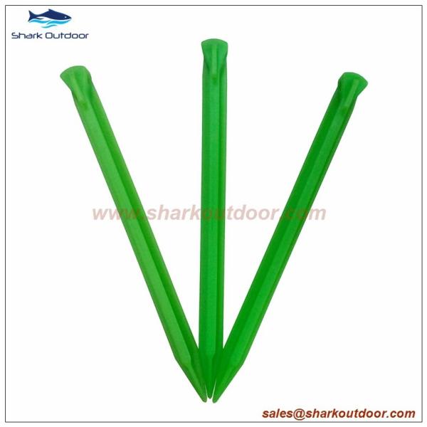 Buy cheap 12" Plastic tent peg tent stake tent accessory from wholesalers