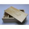 Buy cheap Sliding Lid Handmade Wooden Boxes , Handcrafted Wooden Boxes For Photos / Usb from wholesalers