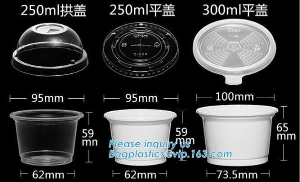 Buy cheap PLA Eco-Friendly Dry Fruit Salad Container Bowl/Tray,90mm yellow disposable CPLA hot drink cup lid for paper cup bagease from wholesalers