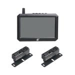 2 Channel 1080P Reverse Car Camera 5 Inch IPS Monitor Black Color