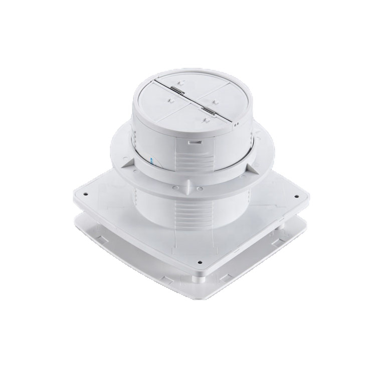 DC Electric Current Type Plastic Blade Material Wall Mounted Bathroom Air Extractor Fan