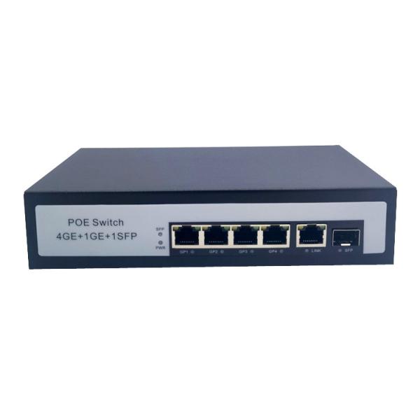 Buy cheap 60W POE Fiber Switch 4 Ports 100 / 1000M POE 2 Ports 1000M SFP from wholesalers