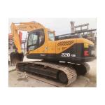 22 Ton Hyundai 220-9S Excavator from Korea with 112 KW Power and 80 cm Width