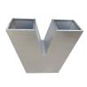 Buy cheap 304 Stainless Steel L600xW450xH900mm Garden Metal Flower Pots from wholesalers
