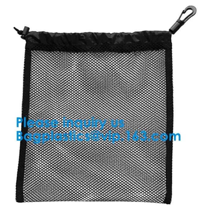 Premium Nylon Beach Laundry Mesh Drawstring Bag Nylon Mesh Gift Bag/Small Drawstring Mesh Bag Bagease Bagplastics