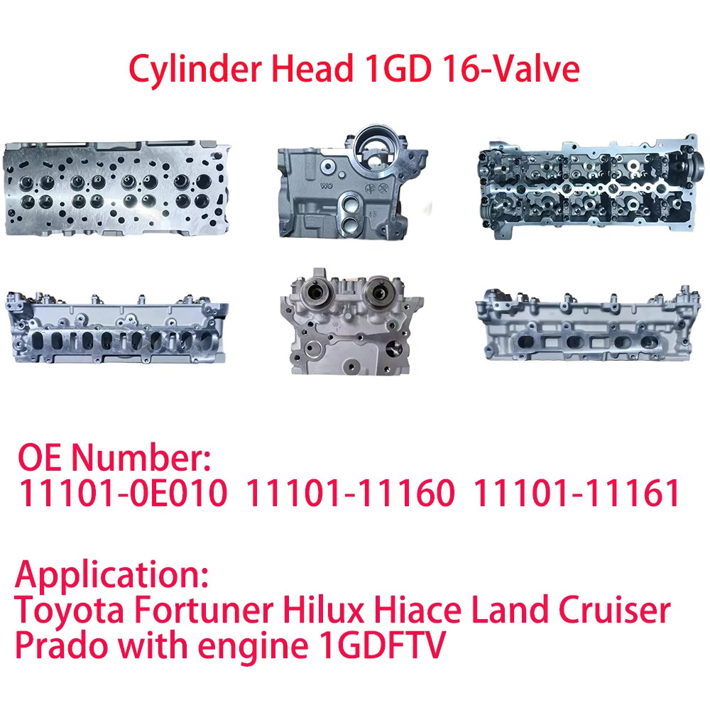 Auto Engine Parts Toyo-ta Hilux 2.4 Cylinder Heads 2002 Toyo-ta Cam-ry 2.4l Cylinder Head TOYO-TA ENGINE 2.4L 2GD Cylinder Heads