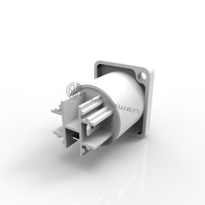 Ip44 Indoor Lockable Triple Core 250V AC Connector Female and Male Powercon