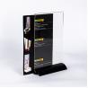 Buy cheap Detachable Metal Base Acrylic Panel Restaurant Menu Card Poster Holder Stand A4 / A5 / A6 Custom from wholesalers
