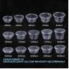 Buy cheap 920ml Round Microwavable Plastic Disposable Soup Rice Bowls Restaurant Food Packaging Clear Container For Food from wholesalers
