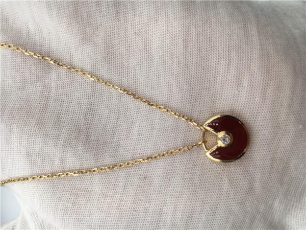 Buy cheap XS Model High End Custom Jewelry Amulette De Necklace 18K Rose Gold Carnelian from wholesalers