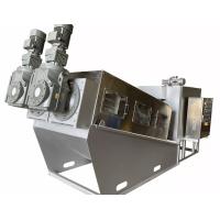 Buy cheap Automatic Screw Sludge Dewatering Machine SS316L Screw Press Wastewater product