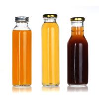 Buy cheap 200ml 250ml 16 Oz Glass Juice Bottles Beverage Container In Bulk product