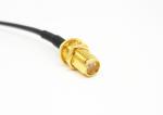 SMA Female Right Angle RF Cable Assemblies RG174/U Gold Plated