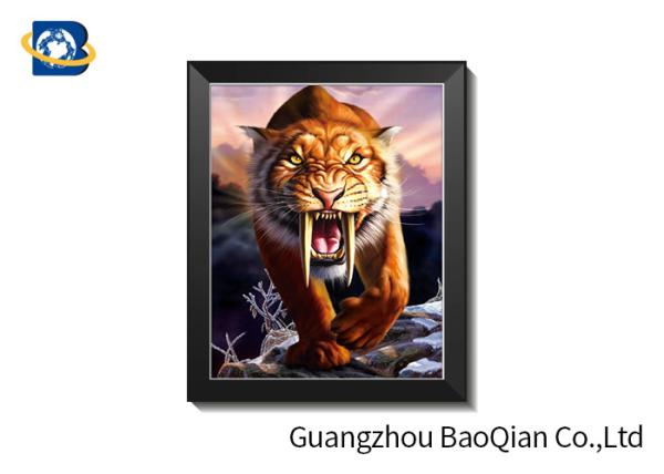 Buy cheap Full Color Custom Lenticular Pictures Framed 3D Poster 0.2 Mm To 5.0mm Thickness from wholesalers