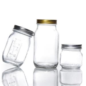 Buy cheap Cheap Price Round 180Ml 280Ml 380Ml 500Ml Food Package Glass Mason Jars With Screw Top Lid from wholesalers
