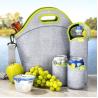 Buy cheap Personalized Lunch Tote,Retro Floral Neoprene Lunch Bag,Custom Name Date Lunch Bag Insulated,Birthday Gift for Mom Women from wholesalers