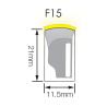 Buy cheap IP68 Neon Rope Light 11.5x21mm PWM Dimming DMX 512 / SPI Control from wholesalers