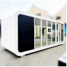Buy cheap Luxury White Space Capsule Steel Prefab Home Apple Cabin Container House for Camping from wholesalers